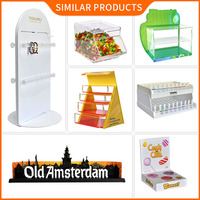 Support de présentation d'huiles essentielles en acrylique à 2 niveaux avec poussoir automatique Sunyu Wholesale Retail