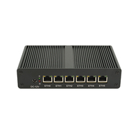 Serveur 6 ports LAN avec 4 Go de RAM DDR4, 32 Go de SSD mSATA, routeur d'appareil réseau, pare-feu sans ventilateur Pfsense, mini PC