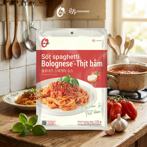 Salsa para Espaguetis 120g O'food - Sabor Boloñesa - Salsa Individual para Pasta |   Venta al por Menor, al por Mayor y OEM - Product Image 4