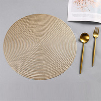 2026 Tapis de table en PVC creux circulaire, isolant thermique et antidérapant, pour tasses et bols