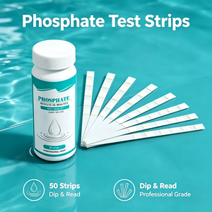 Bandes de test de <span class=keywords><strong>phosphate</strong></span>, bandes de test d'eau à large plage 0-1000 ppm pour la détection du <span class=keywords><strong>phosphate</strong></span>, 50 bandes - Product Image 5