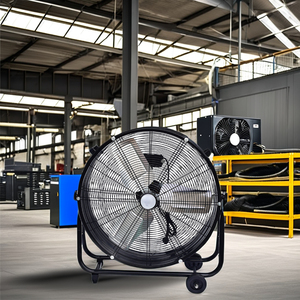 Ventilateur industriel en métal noir en forme de U de 30 pouces haute puissance, moteur à fil de cuivre de haute qualité, ventilateur portable silencieux pour l'extérieur, les hôtels et les sols - Product Image 2