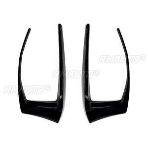 ฝาครอบไฟท้ายรถยนต์สีดำเงา  ครอบไฟท้าย  พร้อมครีบลม สำหรับรถยนต์ Volkswagen Golf 7 MK7 GTI R R400 ปี 2012 2013 2014 2015 - Product Image 3
