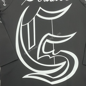 MT1515 уличная одежда на заказ Джерси мужская футбольная форма оптовая продажа ретро с длинным рукавом 100% Полиэстеровая Футбольная Одежда - Product Image 5