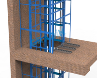 Ascenseur automatisé de palette d'E pour industriel