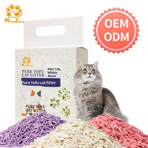 Litière <span class=keywords><strong>pour</strong></span> chat Moe Paw Cassava à base de <span class=keywords><strong>plantes</strong></span>, parfum original, arôme frais, masque <span class=keywords><strong>les</strong></span> odeurs, faible poussière, non collante, sable mélangé adapté - Product Image 1