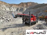Perforadora Kapuro KP-200 Dr Illing Depth 200m para minería de pozos de agua sobre orugas, perforadora hidráulica mini de pozos