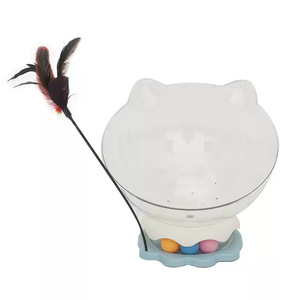 Pelota giratoria para gatos, juguetes para gatos, entretenimiento propio, juguete para provocar a los gatos, plumas, cápsula espacial, cama para gatos, juguete que consume energía, suministros para gatitos - Product Image 2