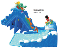 Château gonflable commercial Doctor Dolphin avec souffleur, en tissu, fabriqué en Chine pour enfants et tout-petits
