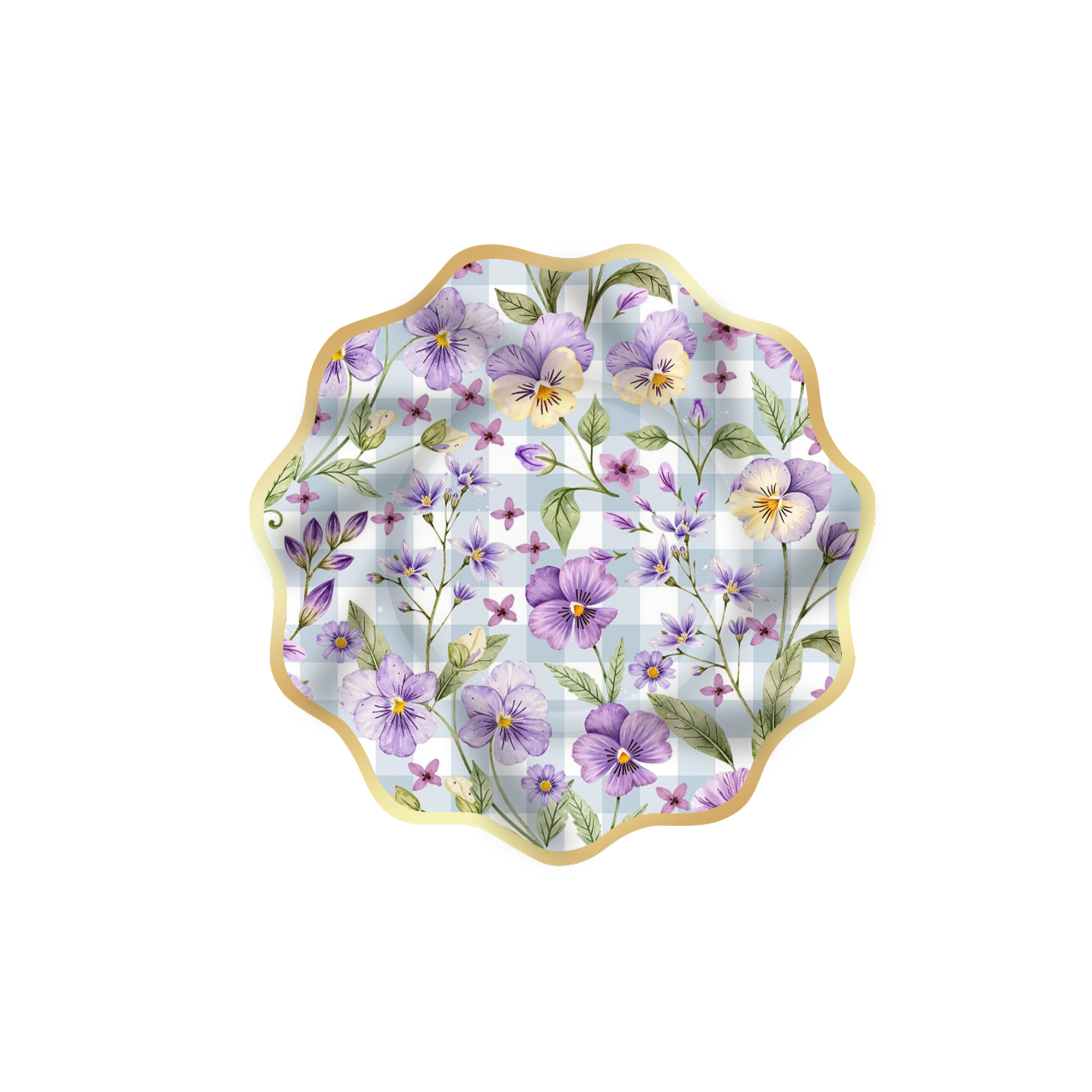 Assiette en carton de 26,7 cm (10,5 pouces) * 8 unités