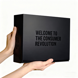 Chất lượng cao tùy chỉnh sang trọng Kraft tông xi lanh từ sóng vận chuyển đồ trang sức bao bì giấy Hộp quà tặng với logo của bạn - Product Image 1