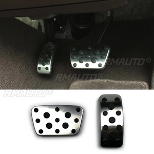Couvre-pédales de voiture pour Toyota Camry Highlander Lexus ES RX, kit carrosserie, pédales d'accélérateur et de frein antidérapantes en acier inoxydable - Product Image 1