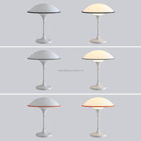 Lampe de table soucoupe spatiale minimaliste moderne danoise avec abat-jour en dôme pour salon chambre ou table de chevet d'étude