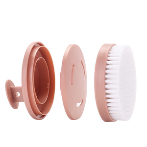 Brosse exfoliante pour le corps à manche court, tête de brosse PBT détachable et rotative, brosse de bain pour la douche - Product Image 4