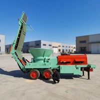 Machine de traitement des aliments pour animaux, broyeur de bois mobile, broyeur d'aliments pour animaux, déchiqueteuse de paille