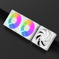 COOLLEO Écran LCD haute définition 360 refroidisseur d'eau système ARGB de refroidissement du processeur pour LGA115X/1200/1700/1851and AM4/AM5 refroidisseur de liquide