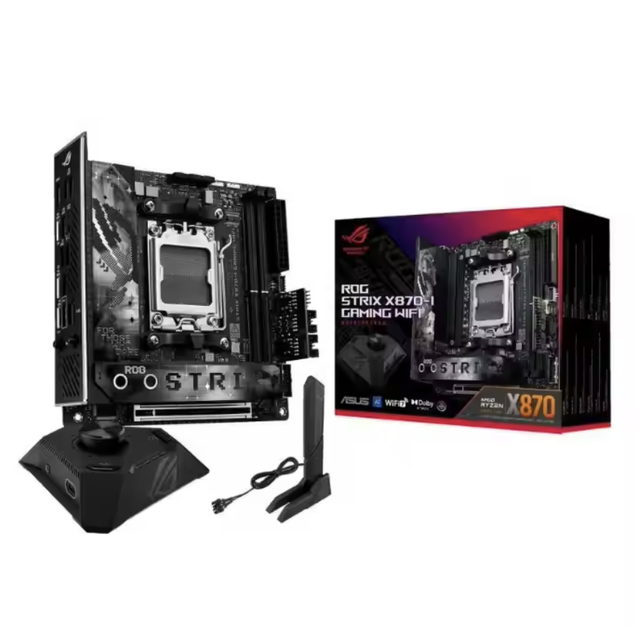 ROG STRIX X870I ATX Motherboard New Gaming WIFI SATA Hard Drive Support for Ryzen 7000/8000/9000 Series DDR5 Memory for