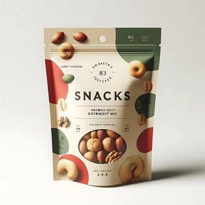 <span class=keywords><strong>Bolsa</strong></span> <span class=keywords><strong>de</strong></span> Embalaje Personalizada para Frutos Secos, con Ventana Transparente, <span class=keywords><strong>de</strong></span> Grado Alimenticio, con Cierre Hermético, para Frutos Secos - Product Image 2