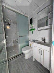 Casa Container Espandibile di Lusso da 40 Piedi, Casa Prefabbricata su Ruote Pronta per la Spedizione, <span class=keywords><strong>Villa</strong></span> in Acciaio - Product Image 4