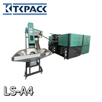 Máquina Sopladora de Botellas PET/PP Totalmente Automática Thank Pack LS-A4 con Bomba PLC, Motor, Válvula de Alta Presión y Larga Vida Útil