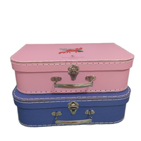Boîte cadeau de luxe en carton imperméable portable avec poignée en métal pour anniversaire, vacances, mariage