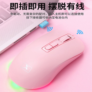 Xinmeng M283 Wireless <b>Mouse</b> 2.4Ghz Rechargeable For Office Home Laptop Desktop - Product Image 5
