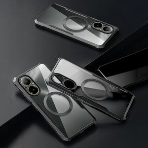 Custodia Anti-Ingiallimento in TPU e PC con Airbag Trasparente e Sottile <span class=keywords><strong>per</strong></span> <span class=keywords><strong>Realme</strong></span> C75 5G, Compatibile con C73 C71 C67 C65 C63 C61 C55 C53 C51 C35 C31 - Product Image 6