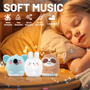 Nueva máquina de ruido blanco Mini máquina de sonido adecuada para niños y bebés 20 sonidos sin bucle temporizador fácil de llevar para viajar - Product Image 2