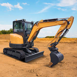 Miniexcavadora compacta, de 3,5 toneladas excavadora sobre orugas, excavadora EPA de China a bajo precio - Product Image 1