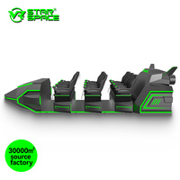 Diseño Personalizado 9D VR Simulador Dispositivo 9 Asientos Nave Espacial VR Parque de Atracciones Consola de Juegos 9D VR Simulador