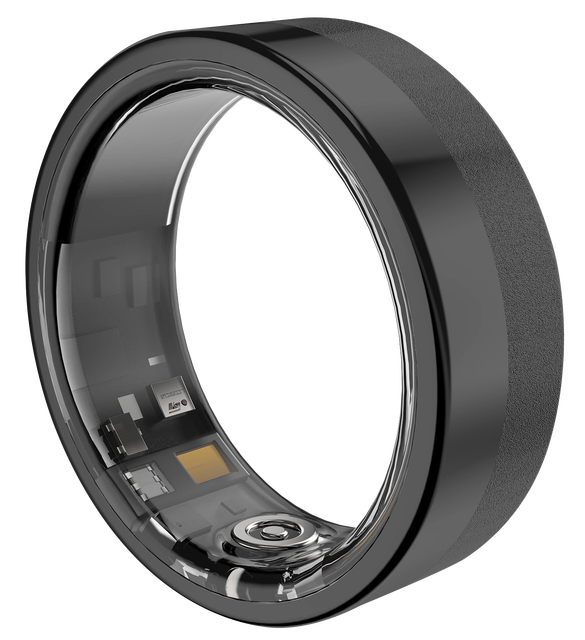 Waterproof Fitness Smart Ring with Blood Oxygen & Heart Rate Tracker, All-round Health Tracking Smart Ring Device