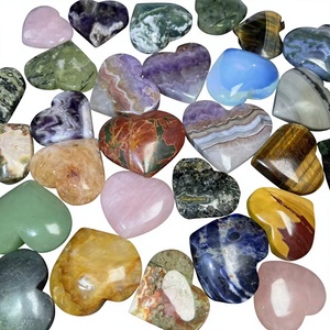 Cristaux naturels de haute qualité en forme de cœur, pierres précieuses en vrac pour la guérison par le Reiki, les chakras, les cadeaux de mariage et la décoration spirituelle de la maison - Product Image 5