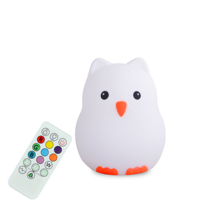 Disegno popolare lampada USB ricaricabili in Silicone LED luce notturna con la forma di uccello per bambini bambino bambino regalo di festa - Product Image 1