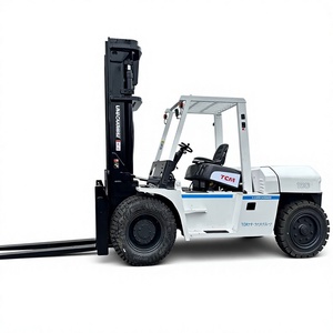 Montacargas TCM FD100 de 10 toneladas diésel de segunda mano, marca TCM Mitsubishi Komatsu, para elevación de cargas pesadas. - Product Image 1