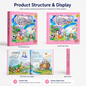 พิมพ์หนังสือภาพปกแข็งเคลือบเงา<span class=keywords><strong>ส</strong></span>ำหรับเด็ก แบบกำหนดเอง หนัง<span class=keywords><strong>ส</strong></span>ือ<span class=keywords><strong>เรื่อง</strong></span>ราวพระคัมภีร์สองภาษา <span class=keywords><strong>ส</strong></span>ีสัน<span class=keywords><strong>ส</strong></span>ดใ<span class=keywords><strong>ส</strong></span> <span class=keywords><strong>ส</strong></span>ำหรับเด็ก อ่านได้เต็มใจ รับผลิตแบบ OEM - Product Image 2
