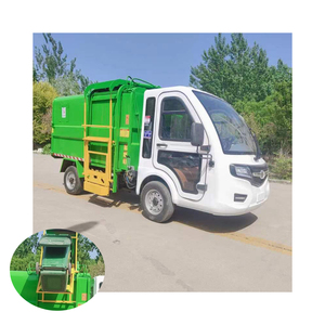 <span class=keywords><strong>Camion</strong></span> à ordures électrique suspendu à benne basculante, mini <span class=keywords><strong>camion</strong></span> de collecte des déchets électrique pour l'assainissement des rues, directement de l'usine chinoise - Product Image 1