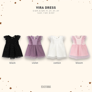 Vestido de Princesa para Niñas, Vestido de Tul con Volantes sin Mangas, Vestido de Fiesta de Algodón y Malla con Puntos y Pétalos para Bebés y Niñas Pequeñas - Product Image 5