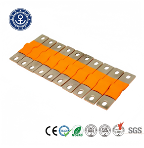 Barre omnibus 600A en cuivre, barre omnibus en feuille de cuivre isolée flexible haute température sur mesure pour équipement de distribution d'énergie - Product Image 3