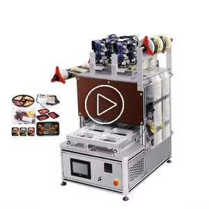 เครื่องซีลถุงเก็บอาหารแบบกึ่งอัตโนมัติ YT500-4 ใช้ไฟฟ้าและแก๊ส ช่วยรักษาความสดของอาหารได้นานขึ้น - Product Image 1