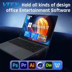 Laptop kantor 16 "FHD IPS R5-7430U Hexa Core 4.3GHz Wi Fi 6 BT5.3 lampu latar sidik jari Notebook <span class=keywords><strong>Desktop</strong></span> kantor Laptop game - Product Image 5
