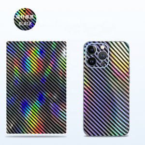 Película Protectora de Pantalla para Teléfono <span class=keywords><strong>Celular</strong></span>, Adhesivo Holográfico de Fibra para la Parte Trasera, Láminas de TPU 3D para Teléfono Móvil - Product Image 3