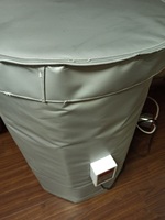 120v 220v 200L 55 gallons personnalisé industriel tambour chauffant veste huile seau chauffage couverture