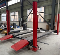 Lève-voiture à quatre poteaux de 5000 kg, directement de l'usine, élévateur hydraulique à quatre poteaux pour garage résidentiel, rangement de SUV et pick-up