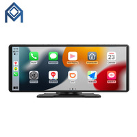 Monitor Portabel IPS HD 10,26 inci, Layar Wireless Carplay, Android Auto, Layar Mobil Universal, Multimedia Mobil, Pemutar DVD Stereo Mobil