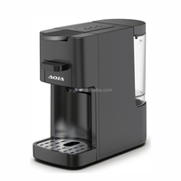Machine à café multi-capsules 1450W, réservoir transparent 0,6L, clavier en silicone, expresso, lungo, tasse, débitmètre en option, fonction boissons froides