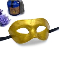 Masques de maquillage en PVC pour hommes, masques de carnaval de Venise et de fête costumée, masques d'Halloween réutilisables et écologiques