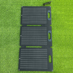 Portable <span class=keywords><strong>AHONY</strong></span> SPF083 21W 23% efficace pliable PET panneau solaire chargeur de téléphone Compatible ue pour iPhone iPad Pro/Air Camping - Product Image 4