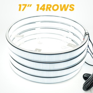Kingshowstar Luces LED para Ruedas de 15, 17, 18 y 20 Pulgadas, Blancas Puras, 7 y 14 Filas, Kit de Anillos de Rueda Súper Brillantes, Ajuste Universal para Automóviles, Camionetas y SUV - Product Image 1