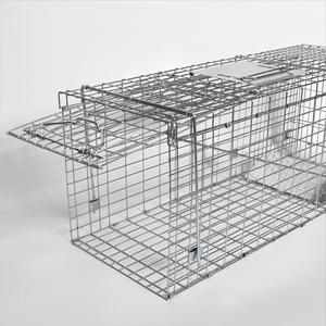 32 "grand métal pliable attraper vivant raton laveur lapin écureuil Rat <span class=keywords><strong>Cage</strong></span> piège sans cruauté libération Animal capture piège pour la lutte antiparasitaire - Product Image 5