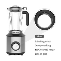 HappyPartner Multifunctionele 4-in-1 Voedselprocessor Blender voor Keukenapparatuur Mixer Blender Sapcentrifuge Smoothie Maker